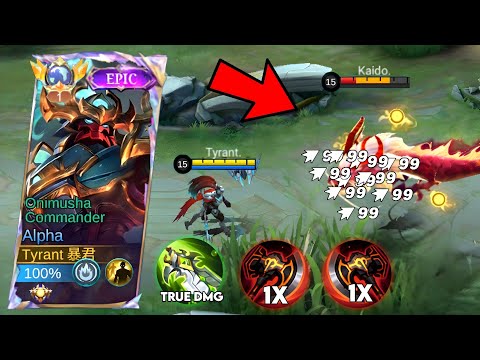 FINALLY!! ALPHA NEW DAMAGE HACK AND LIFESTEAL!! BRUTAL DAMAGE TOTALLY INSANE - Mobile Legends