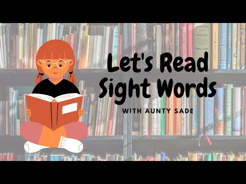 Let's Learn Sight Words || Sight Words Reading || Wednesday 01/11/22.