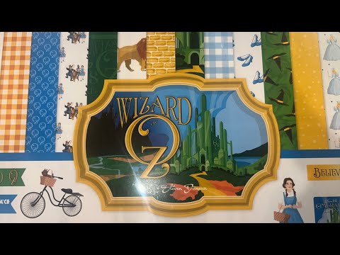 Carta Bella Wizard of Oz paper Flip thru