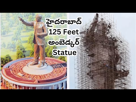 125 feet Ambedkar Statue News in Hyderabad | Ambedkar Statue at Tank Bund | Hyderabad Real Estate