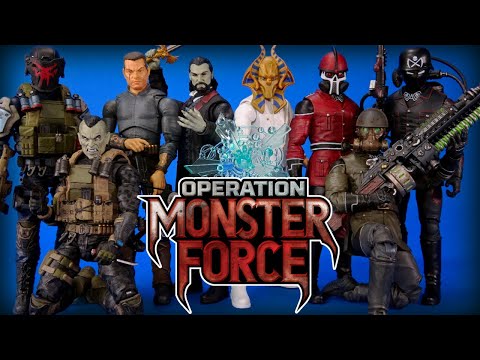 Operation: Monster Force Wave 1 Fresh Monkey Fiction BigBadWorkshop BBTS Action Figure Review