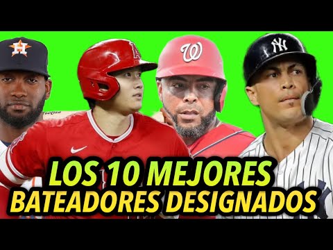 LOS 10 MEJORES BATEADORES DESIGNADOS ESTA TEMPORADA, MLB BEST DESIGNATED HITTER 2022 - THE SHOW 22