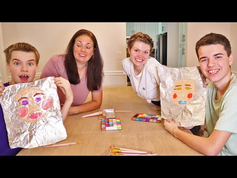 Boys Do Girls Makeup! Tinfoil Makeup Challenge!