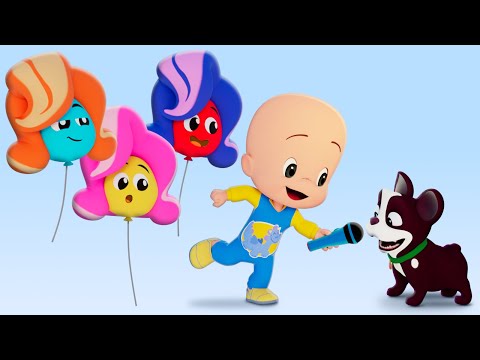 Red, Blue & Yellow | Baby balloons - Learning Videos