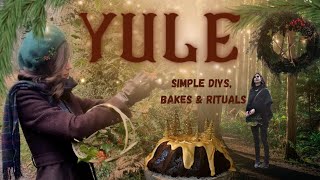 How to celebrate Yule 🌲 Simple ideas, DIYs Bakes and Rituals ✨️ Holly Fairy, Protection Wreath