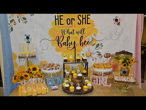 Bee/Gender Reveal Theme