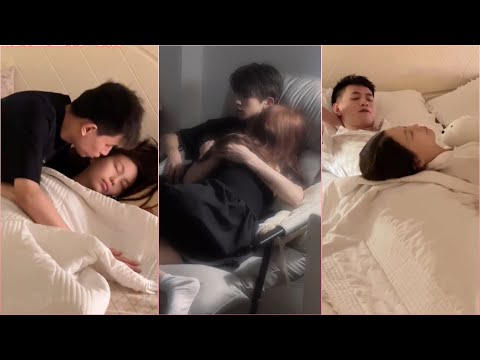 Couple Sleeping At Night Routine