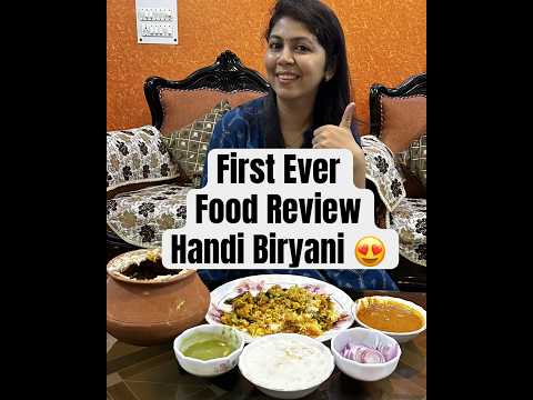 My First Ever Veg Handi Biryani Review #biryani #foodreview #foodblogger