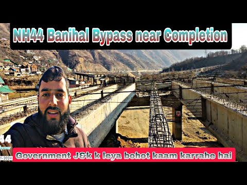 #NH44 Banihal Bypass Flyover near Completion/ work on Full swing