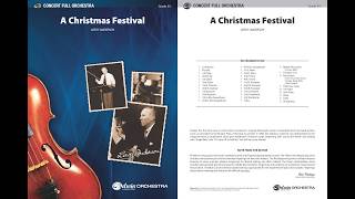 A Christmas Festival, by Leroy Anderson -- Score and Sound