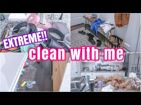 EXTREME! CLEAN WITH ME 2023 | SPEED CLEANING MOTIVATION | MESSY HOUSE TRANSFORMATION