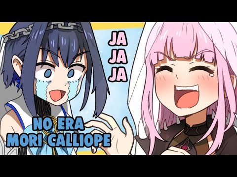 Calli reacciona a la invitación de Kronii a su espacio de Twitter【Hololive sub español】