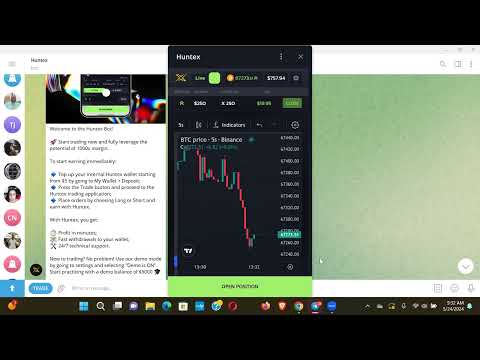 HunteX Update 5/24/24 - This Is Fast Money! Watch Me Make A LIVE Trade!