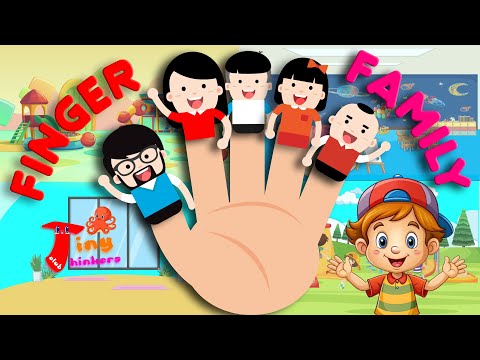 Finger Family Nursery Rhyme | Fun Kids Song for Toddlers | Tiny Thinkers Club | Learn & Sing Along