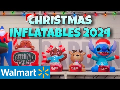 Walmart Christmas inflatables sneak peek 2024 #christmasinflatables