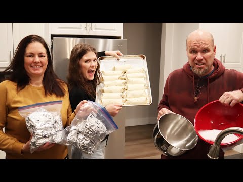 Freezer Meal Bakeoff! We Made A Huge Mess!