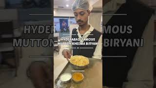 Kiraak Mutton Kheema Biryani in Basheerbagh🔥🥵|HYDERABAD|#hyderabad #telangana #chicken #biryani