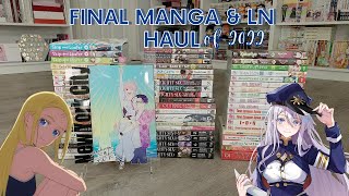 final manga and light novel haul of 2022 (50+ volumes!!) ✧