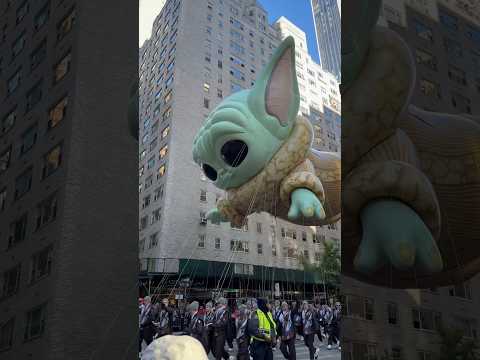 Baby Yoda Balloon, Macy’s Thanksgiving’s Day Parade 2023 #macysthanksgivingdayparade #4kwalk