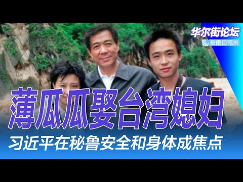 薄瓜瓜娶台湾媳妇；习近平在秘鲁安全和身体成焦点；马斯克可能调和中美、俄乌？人民币可能成为亚洲最差货币；李其《外交政策》专文：北京为特朗普作好的准备｜华尔街论坛（辛枫、晓洋、何频）