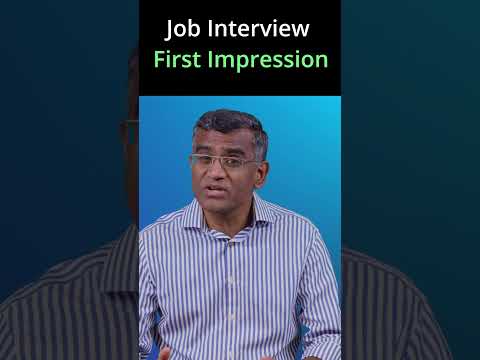 First Impression in a Job interview