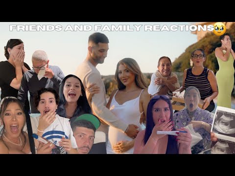 TELLING OUR FRIENDS AND FAMILY I'M PREGNANT!