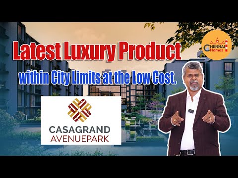 Latest Luxury Apartment 😍 within city limits at the low cost In Perungudi | Casagrand Avenue Park