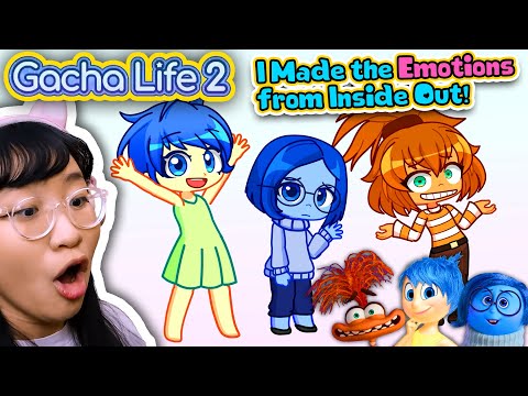 I made The Emotions from Inside Out in Gacha Life 2!!!