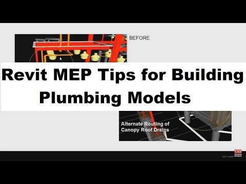 Autodesk Revit MEP Tips for Building Plumbing Models for Design and Coordination