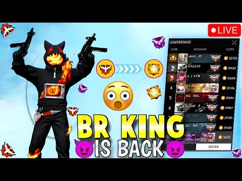 FREE FIRE LIVE | BR RANK GAMEPLAY FULL RUSH🔥