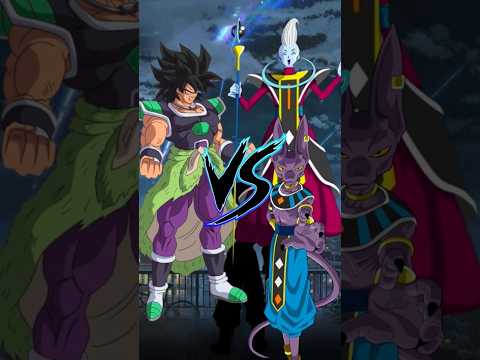 Broly All Forms vs Whis & Beerus Comparison Video #goku #dragonball #broly #anime