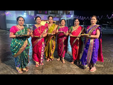 Elegant Mangla Gauri Marathi Dance | Celebrating Maharashtra’s Rich Culture in Mumbai #manglagauri