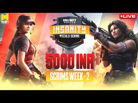 1NSANITY Weekly Scrims Week 2 Day 5 | Call of Duty Mobile