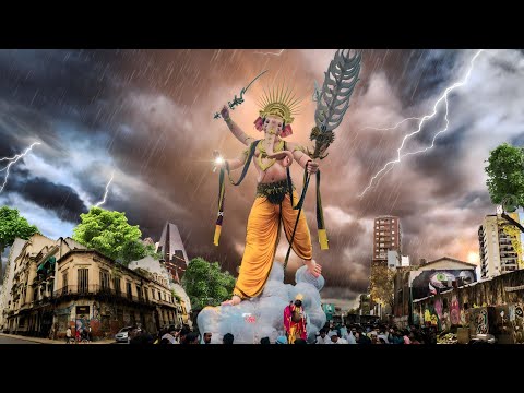 MUMBAI CHA MAHARAJA 2023 AAGMAN SOHALA | 45 FEET MUMBAI BIGGEST GANPATI MURTI