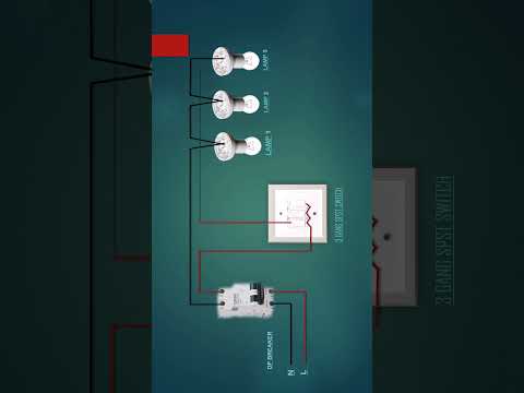 Electrical#house wiring#wiring diagram#two way switch connection