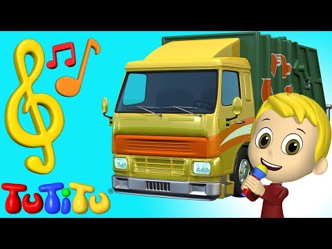 Songs & Karaoke for babeis 🎵 Garbage truck 🎶 TuTiTu Songs