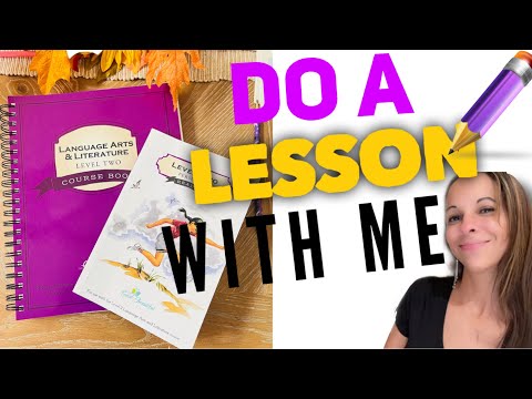 Do a lesson with me || The Good and the Beautiful Language Arts Level 2