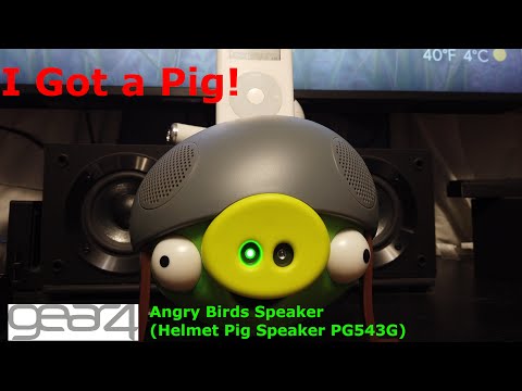 I got a Pig  (Angry Birds Pig iPod Dock)