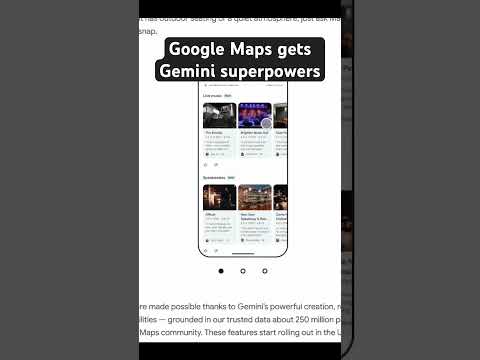 Google Maps gets new Gemini Assistant #aitools #googlemaps #googlegemini