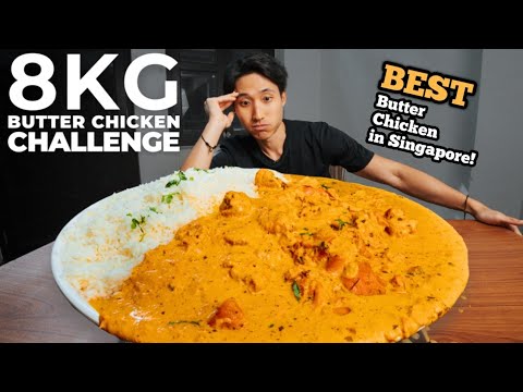 8KG Butter Chicken Challenge at Jaggi's! | Largest Plate Ever Ordered! | Best Butter Chicken in SG!