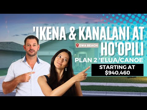 🏠🔍 New Ho’opili Homes For Sale, Tour Ho’opili, Elua Floor Plans in Ewa Beach, Hawaii