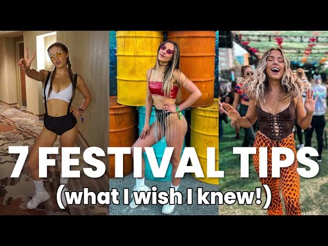 7 things I WISH I knew before my FIRST FESTIVAL + festival checklist