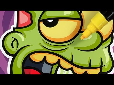 Drawing Lisa Simpson But As Deadly Zombies!