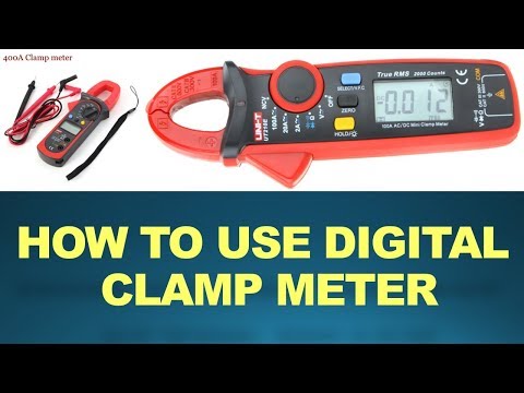 How to use digital clamp meter !  Easy to Understand Digital Multimeter