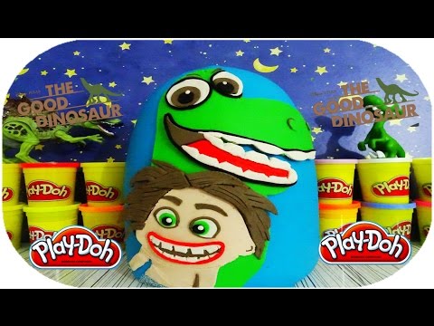 İyi Bir Dinozor sürpriz yumurta  play doh oyun hamuru  the good dinosaur