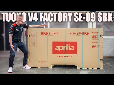 APRILIA TUONO (175HP) V4 FACTORY SE-09 SBK UNBOXING & REVIEW