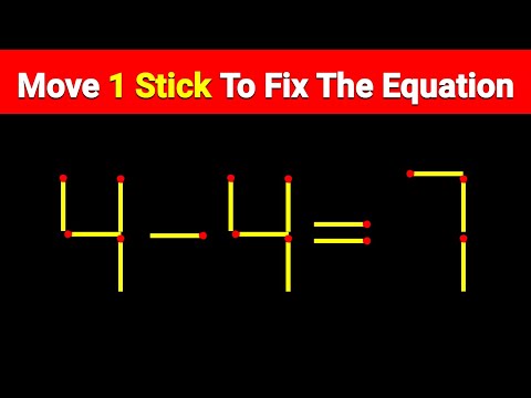 If you are genius solve this || Matchstick puzzle || Ep : 46