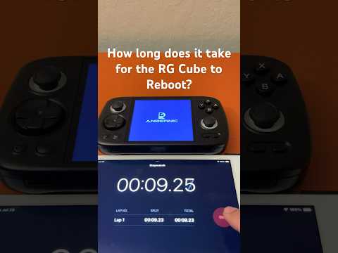 How long does it take for the RG Cube to reboot in Safe Mode? August 2024 #anbernic #shorts