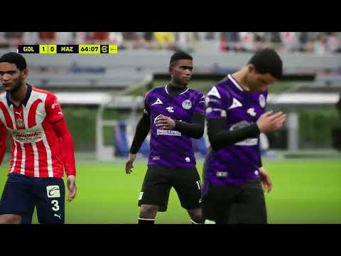 Chivas vs Mazatlán Liga MX PS4 Gameplay Jornada 4 en 2024