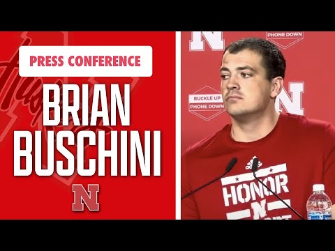 Nebraska Football P Brian Buschini speaks following 27-20 loss vs UCLA I Huskers I GBR